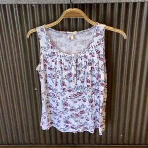 Floral tank top